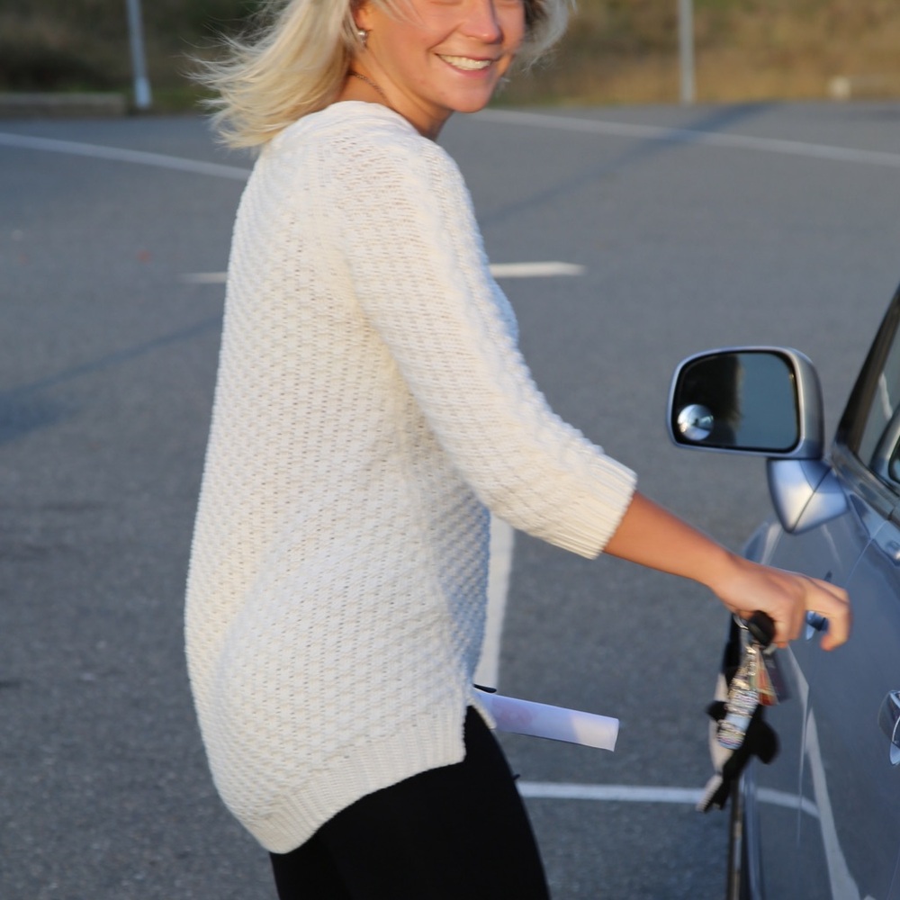 White sweater